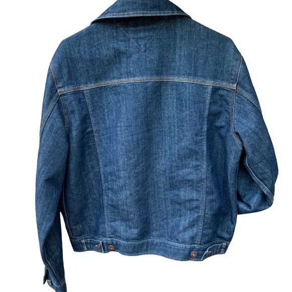 Vintage Tommy Jeans Men’s 90s Y2K Style Classic Trucker Denim Jean Jacket 163579 - Picture 2 of 12